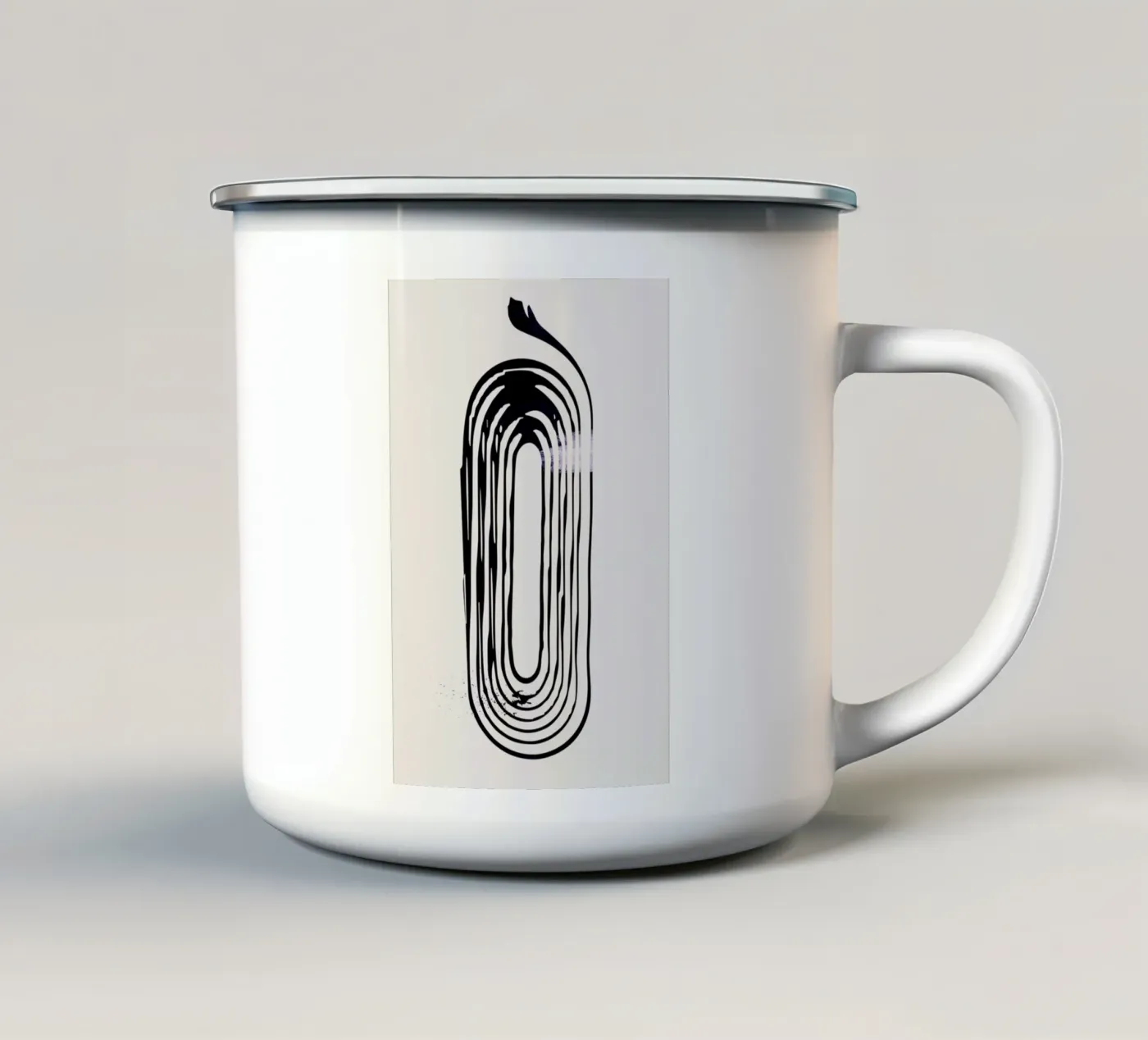 Loop enamel mug by Graphite