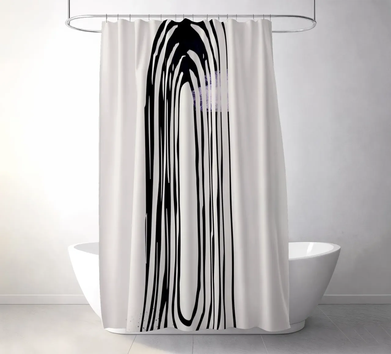 Loop Duschvorhang von Graphite