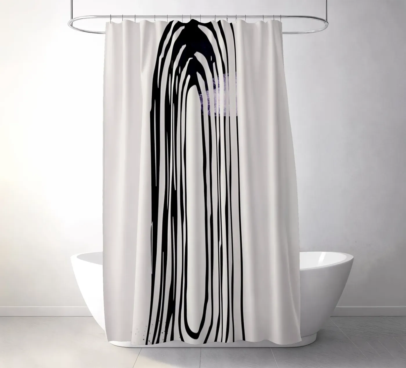 Loop Duschvorhang von Graphite