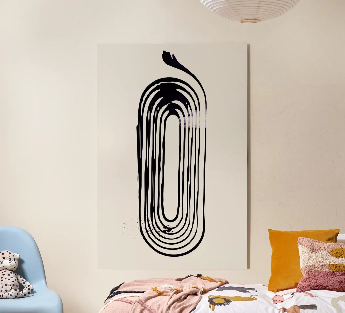 Loop acrylic glass by Graphite