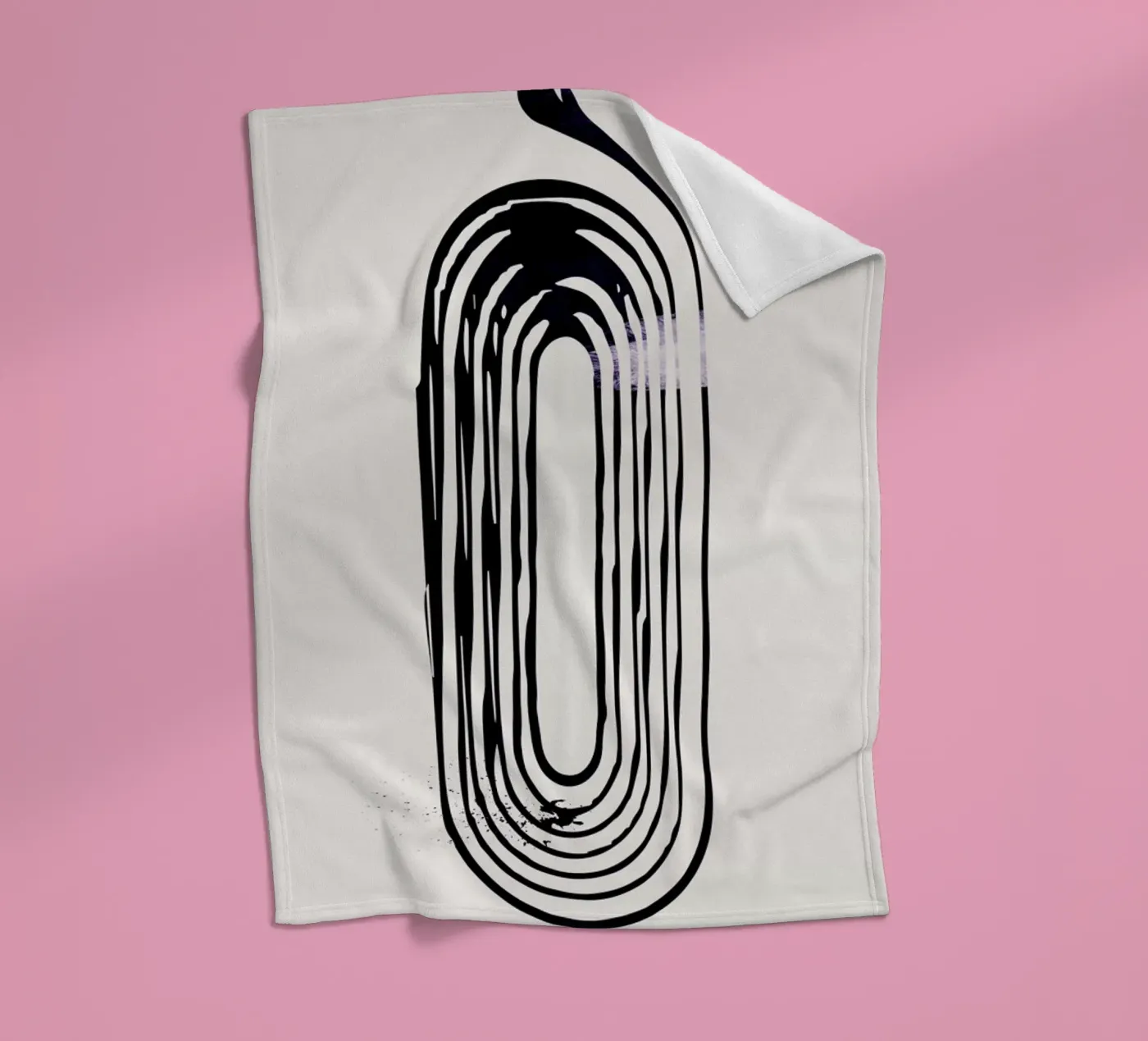 Loop Fleecedecke von Graphite