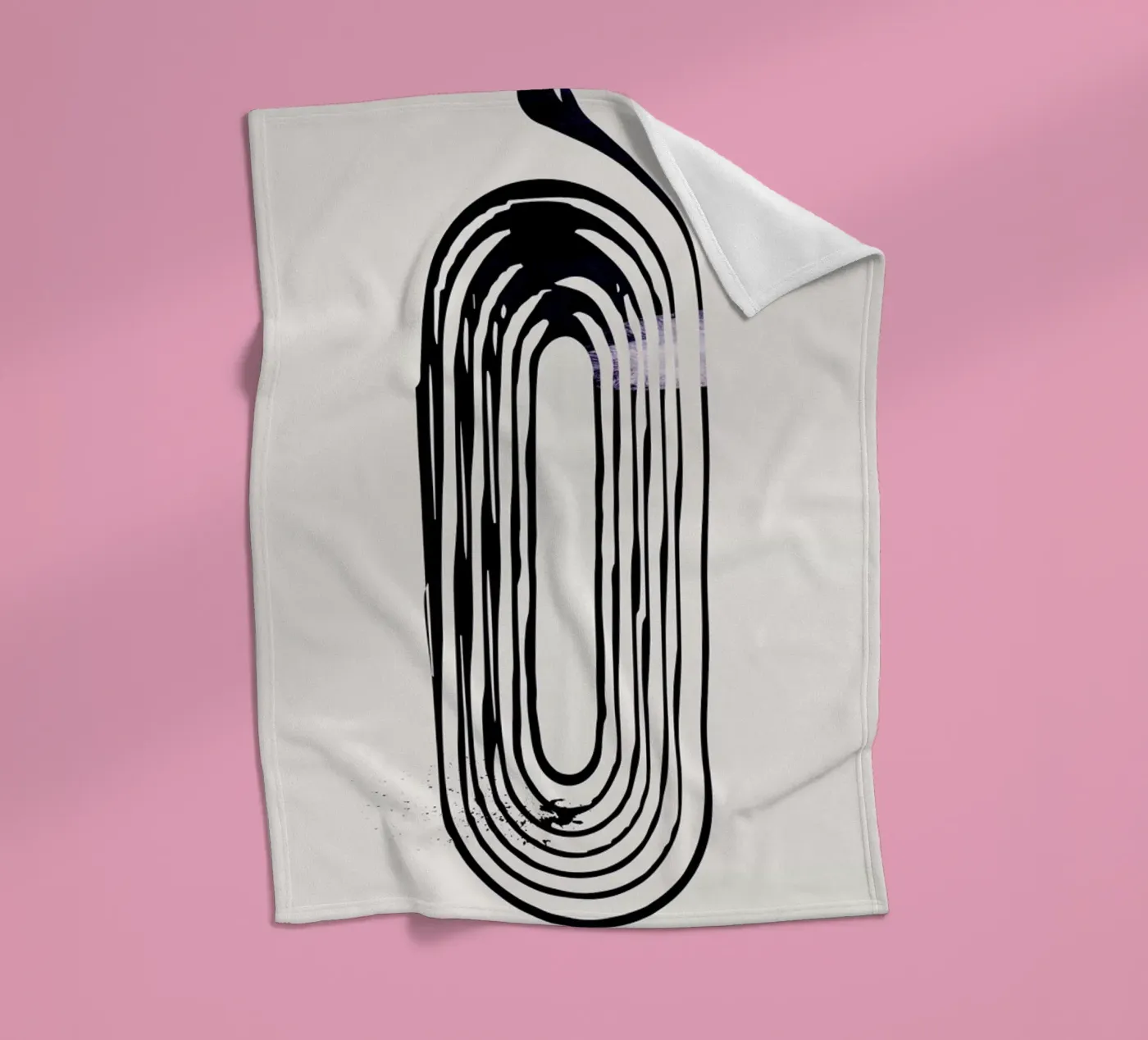 Loop fleecedeken van Graphite