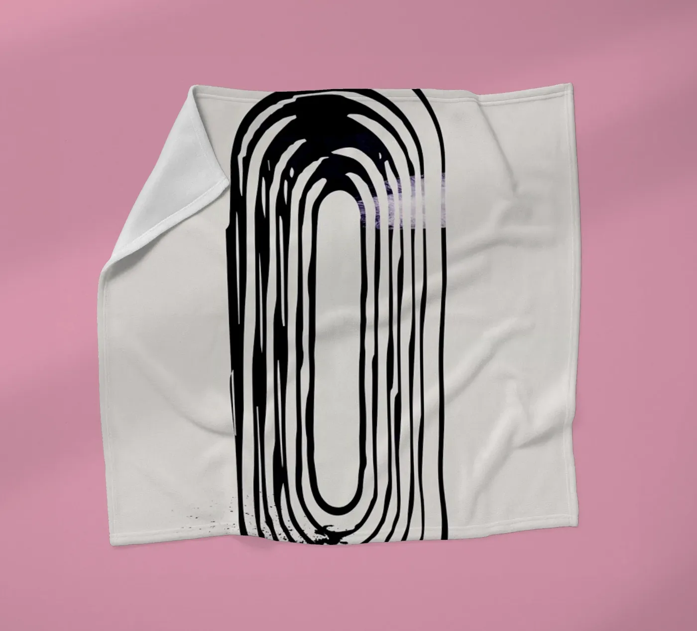 Loop fleecedeken van Graphite