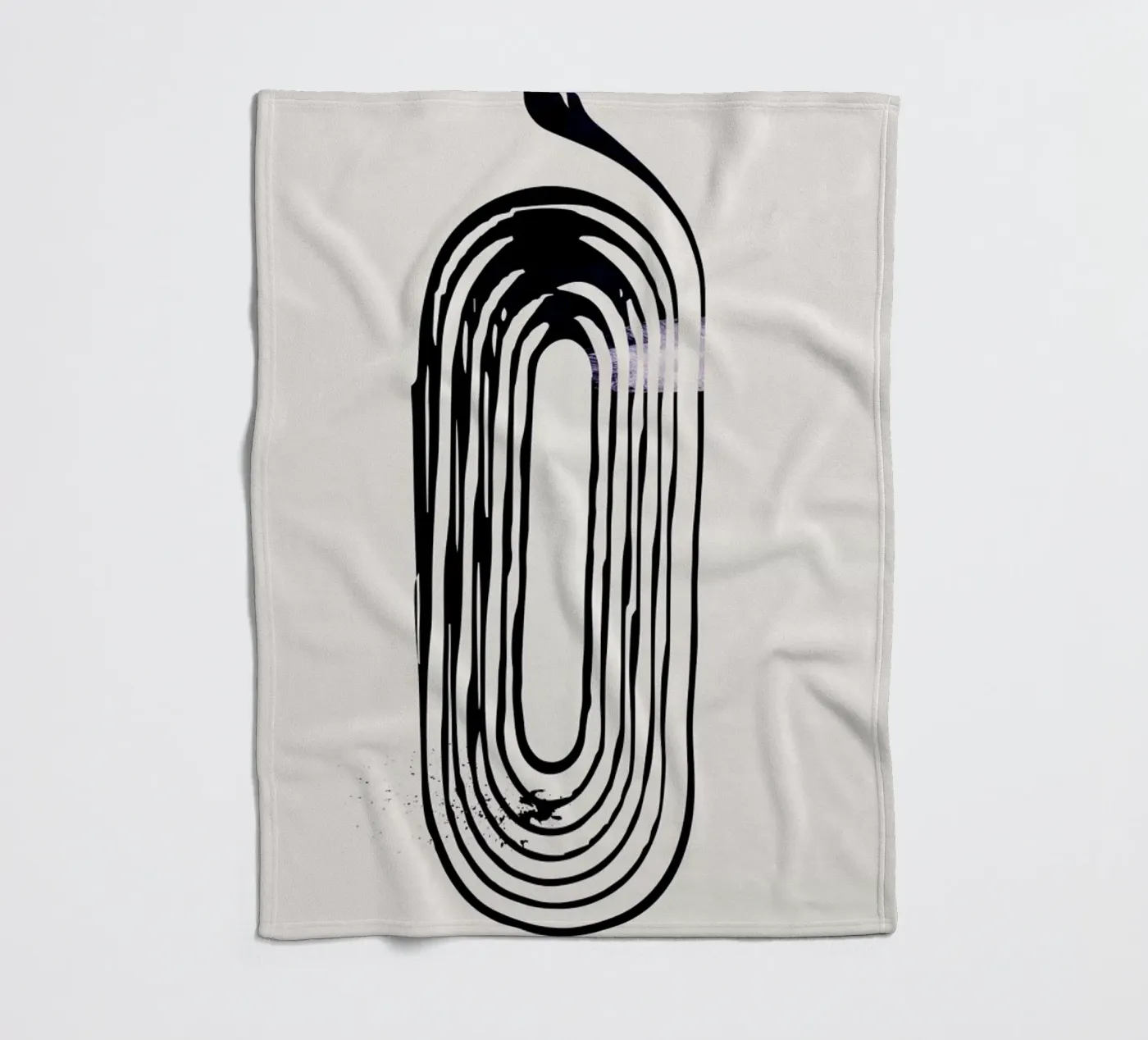 Loop fleecedeken van Graphite