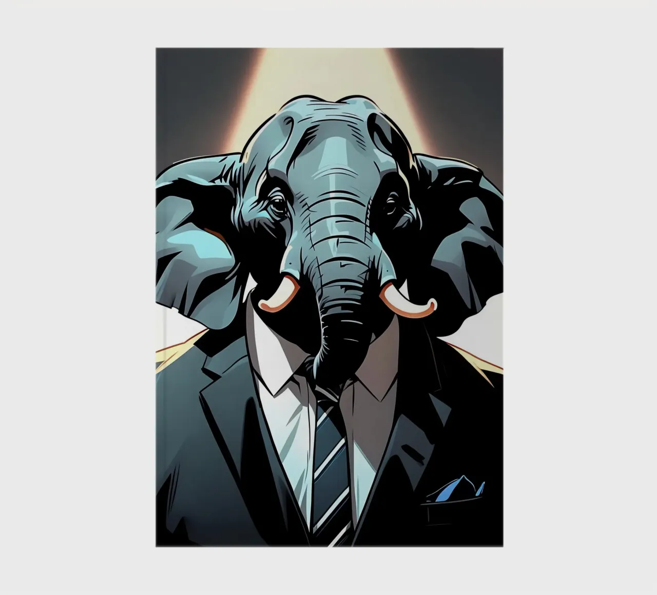 Elephant_Style_C_1 notebook by Tierisch bunt by LK