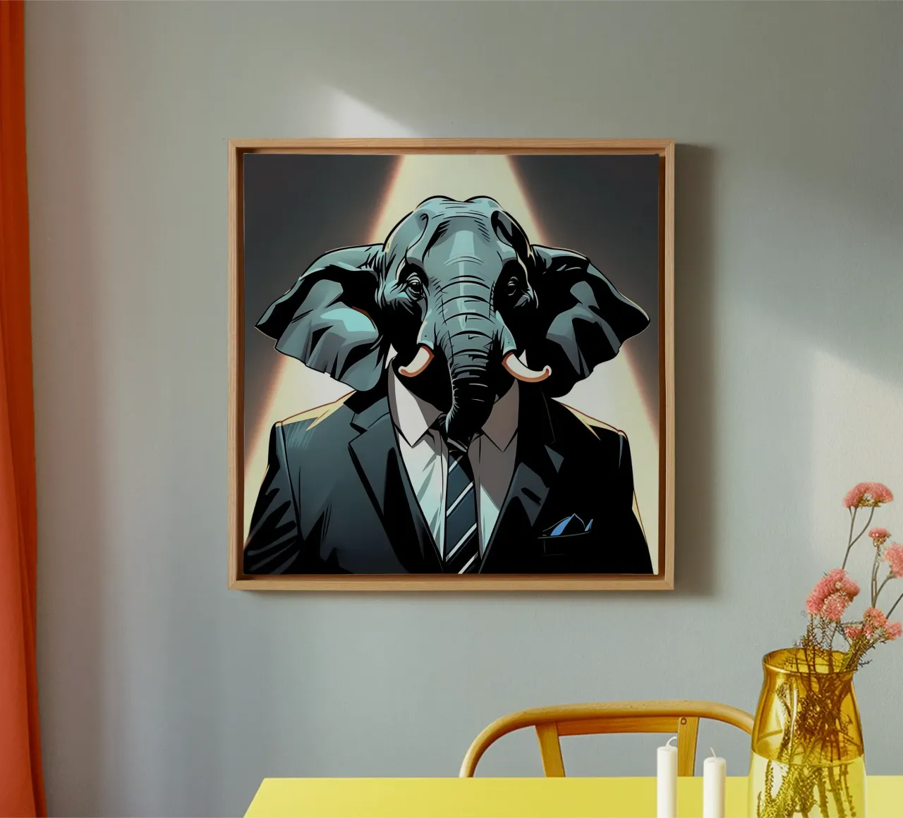 Elephant_Style_C_1 canvas by Tierisch bunt by LK