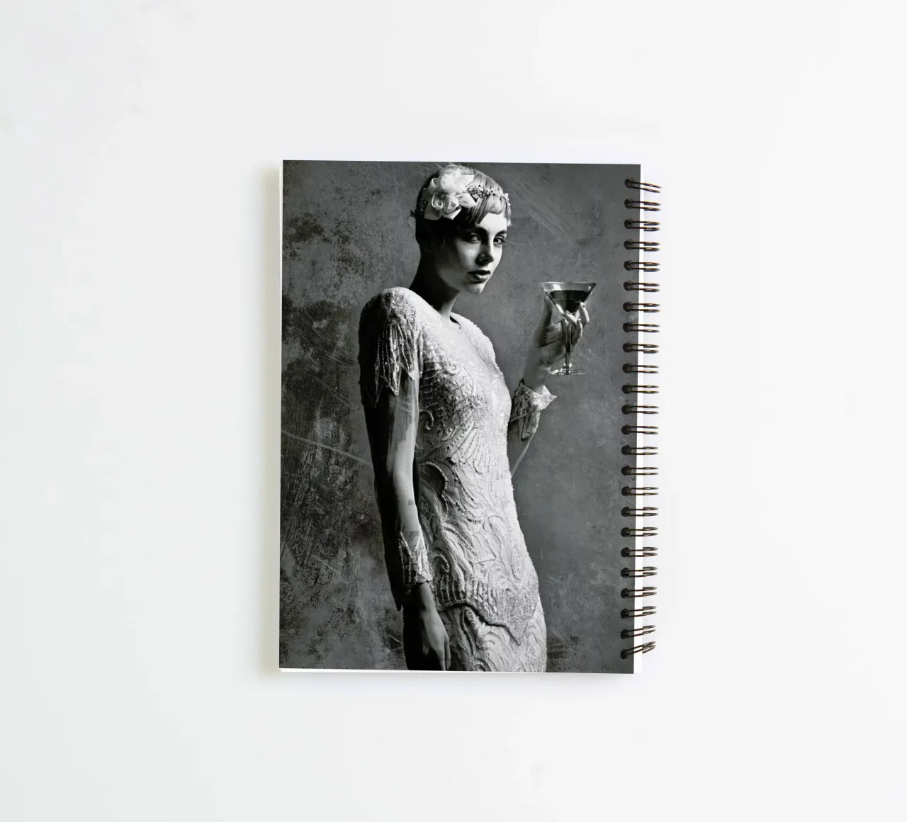 Cocktail Attire spiral notebook by Runway Collective