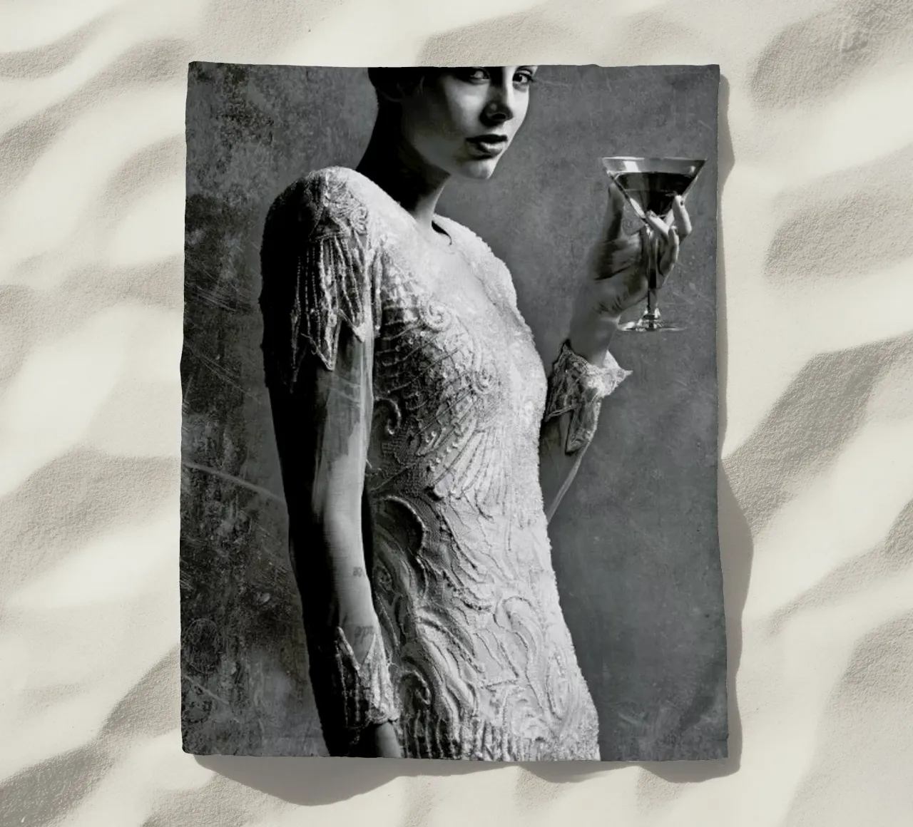 Cocktail Attire beach towel by Runway Collective