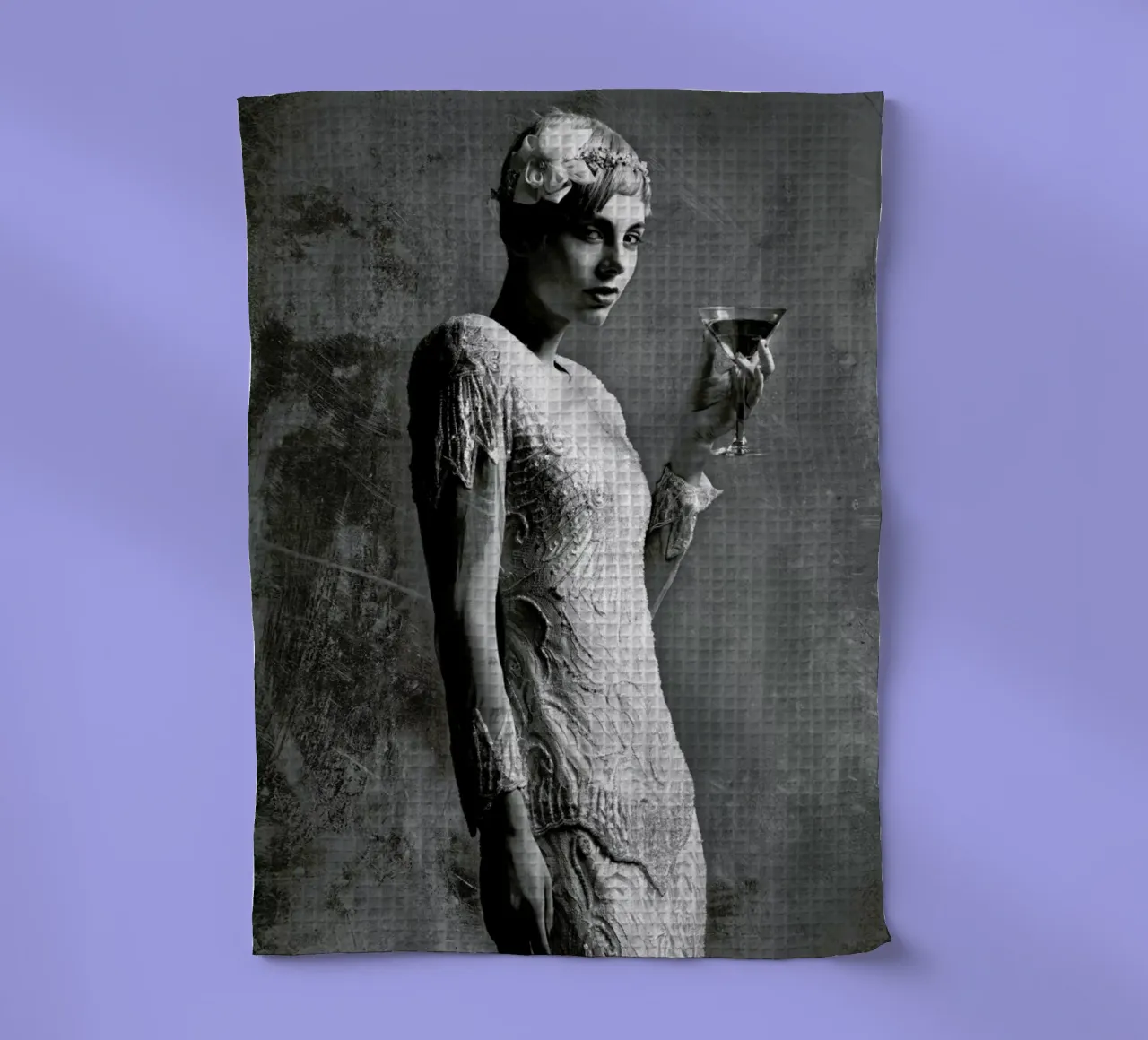 Cocktail Attire tea towel by Runway Collective