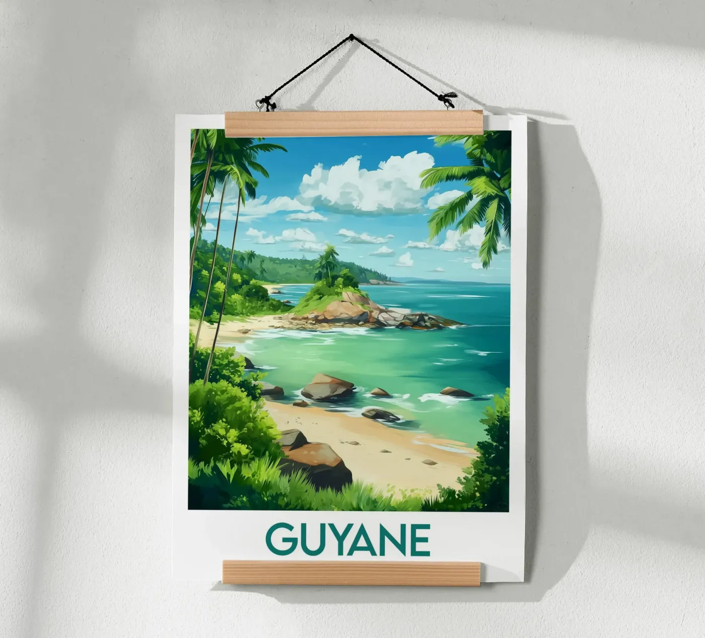 Affiche Guyane France poster de Frame the World