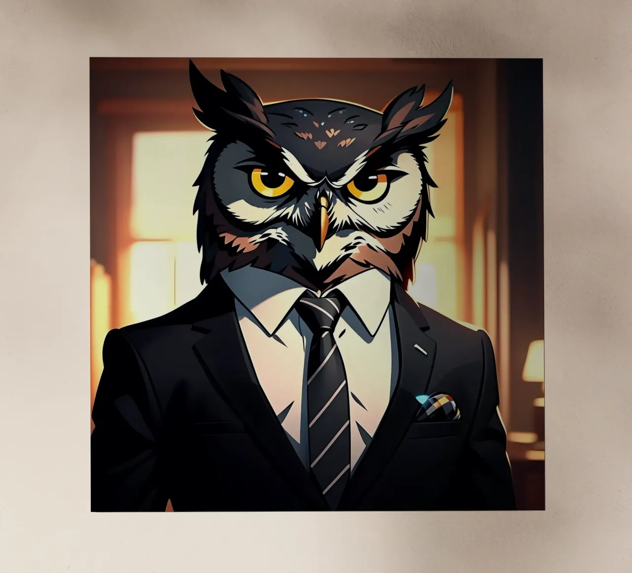 Gufo_stile_C_1 pellicola backlit da Tierisch bunt by LK