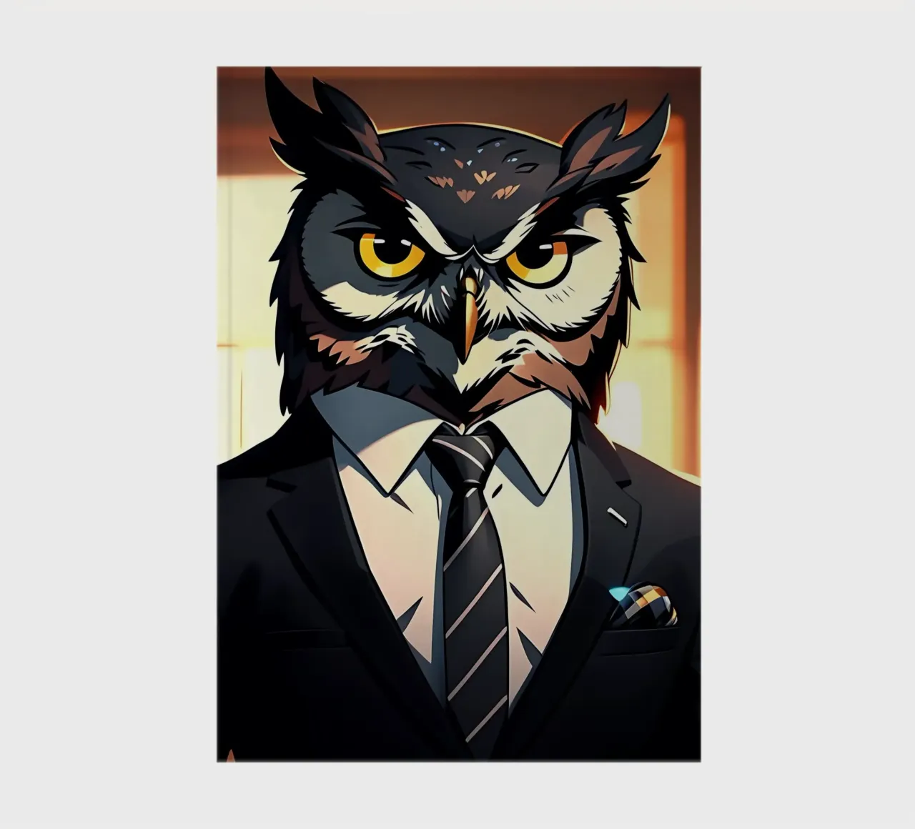 Owl_style_C_1 notebook by Tierisch bunt by LK