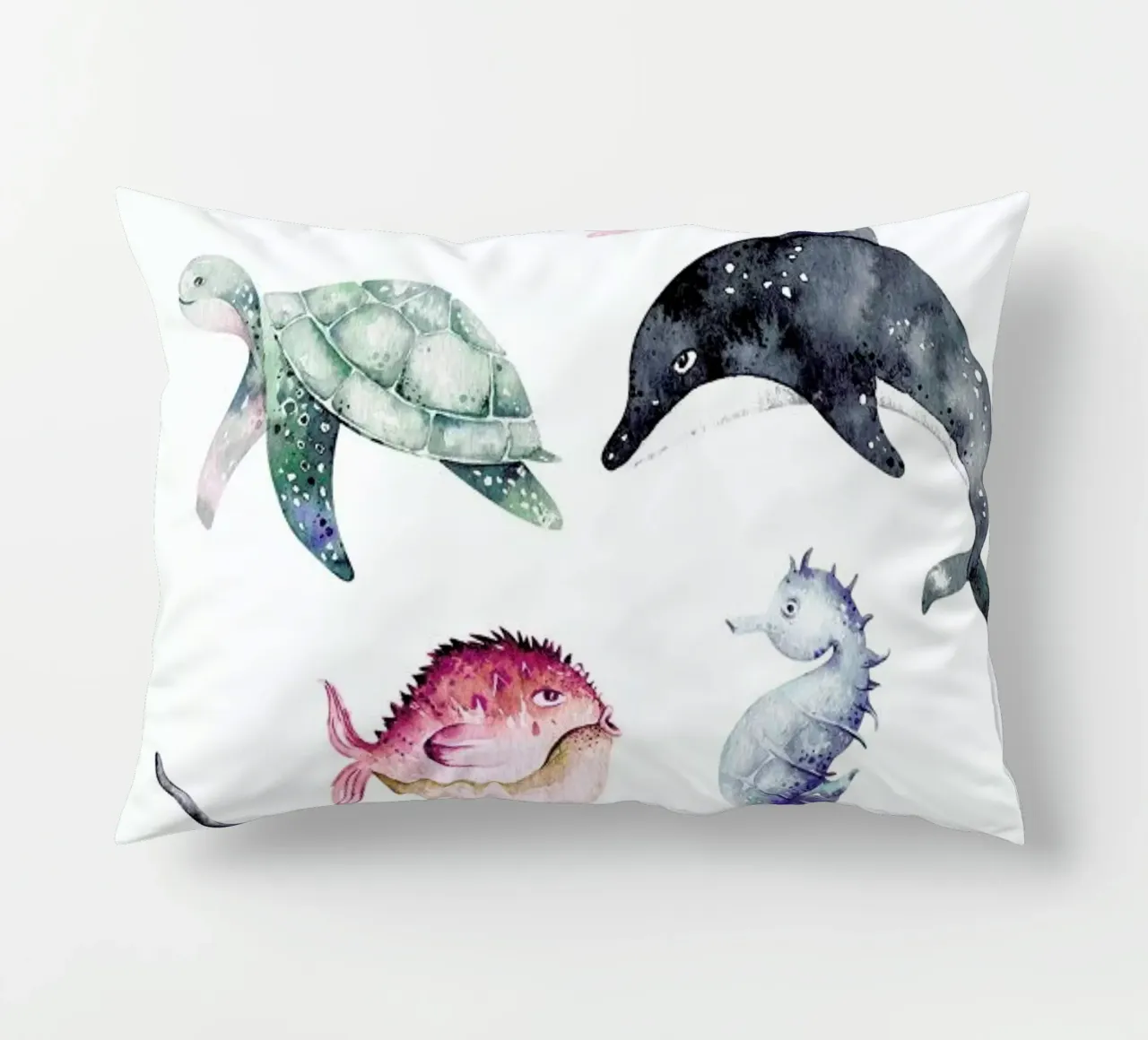 Sealife cuscino da Little Flourishes