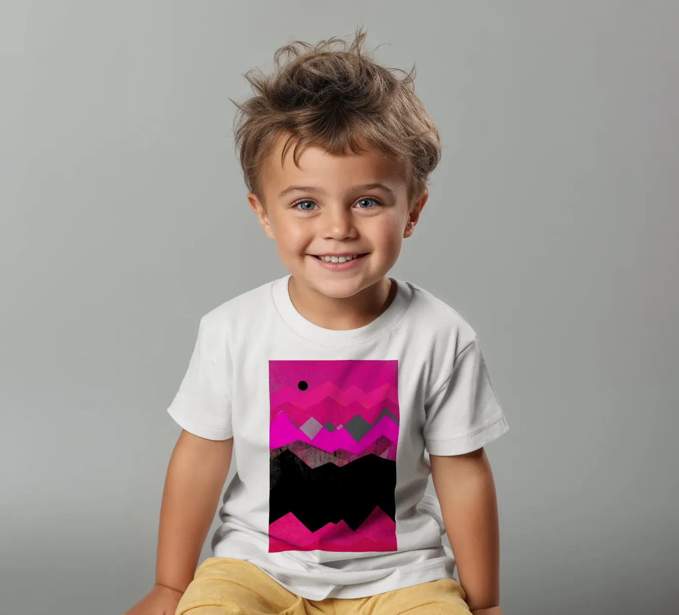 Black Sun t-shirt bambini da Elisabeth Fredriksson