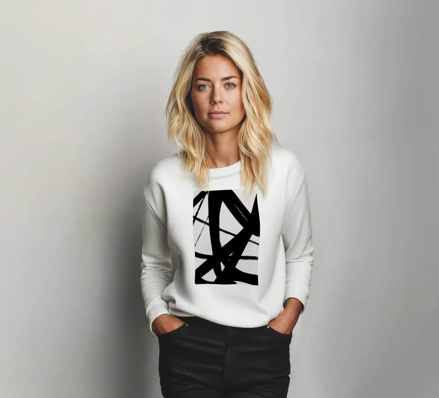 Layers sweatshirt van Pure