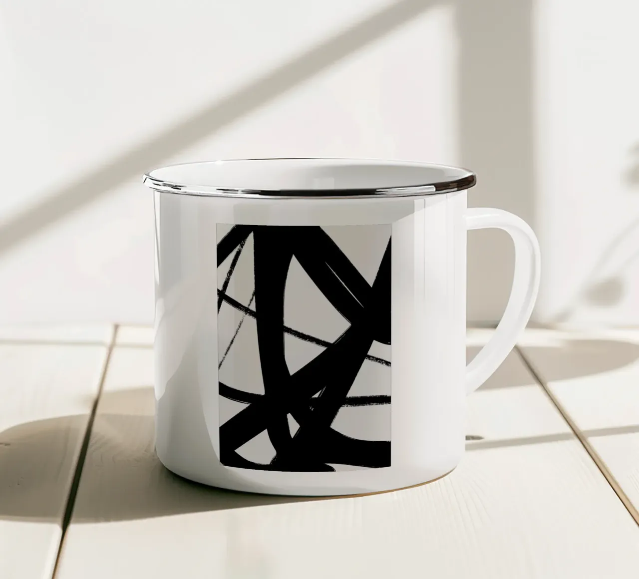 Layers enamel mug by Pure
