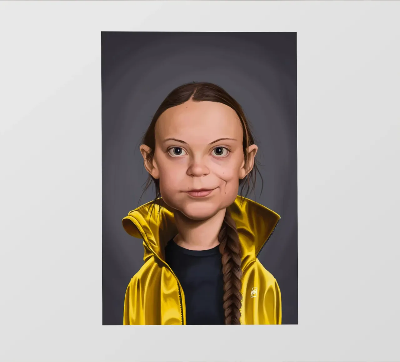 Greta Thunberg telo in pvc da Rob Art | Illustration