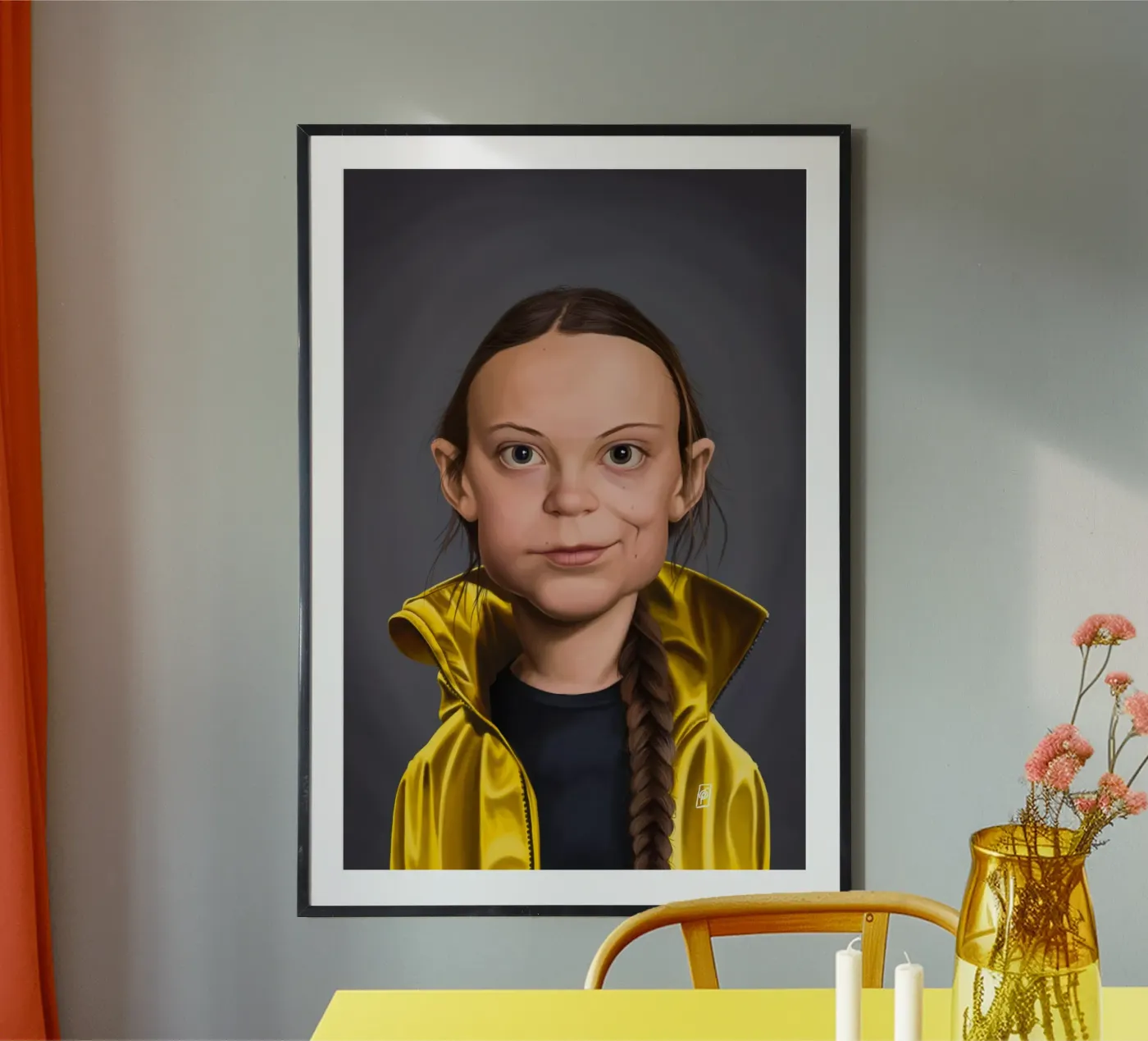 Greta Thunberg poster da Rob Art | Illustration