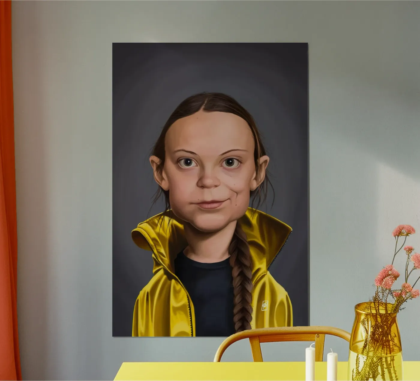 Greta Thunberg poster da Rob Art | Illustration