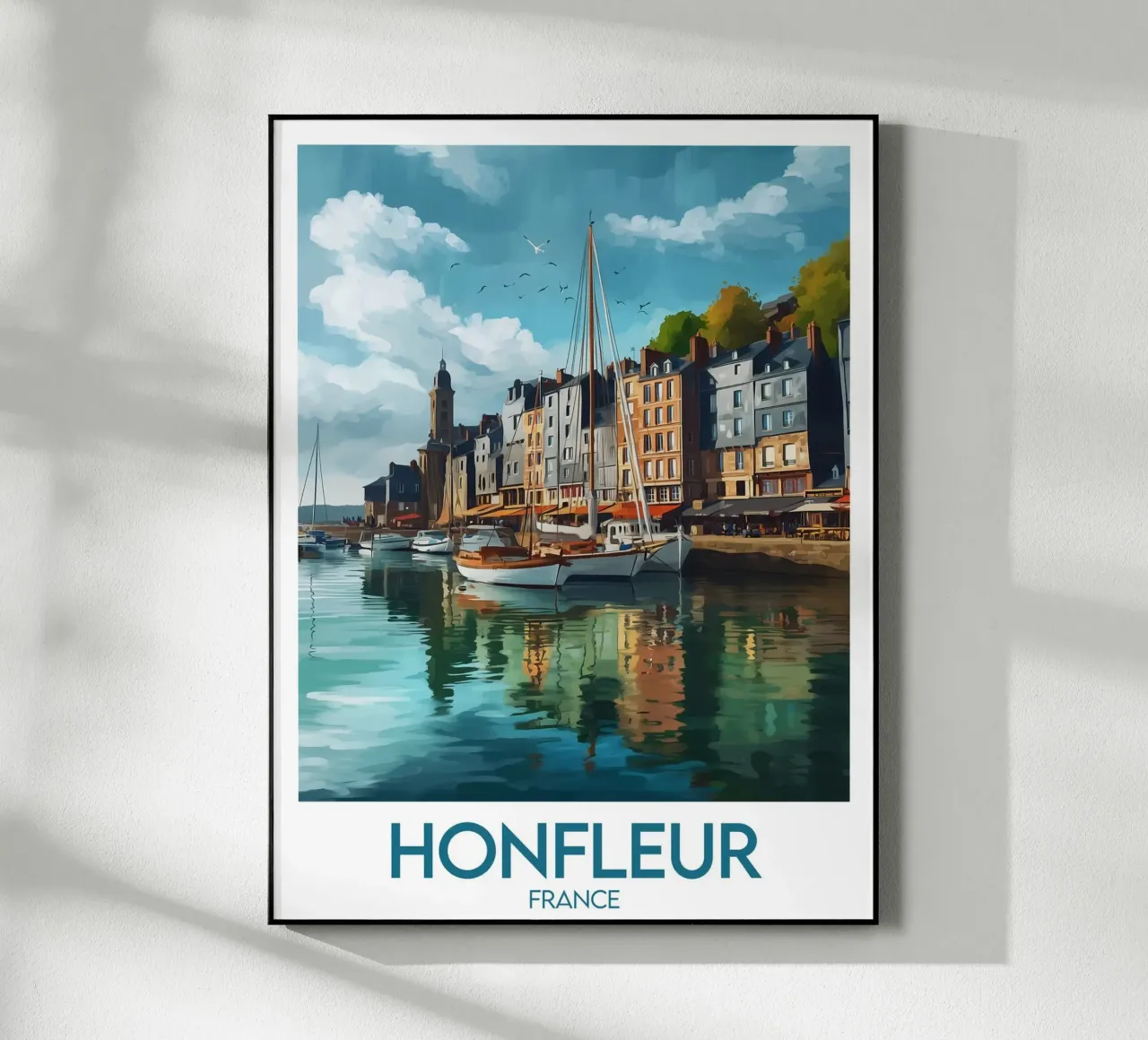 Manifesto di Honfleur plexiglass da Frame the World