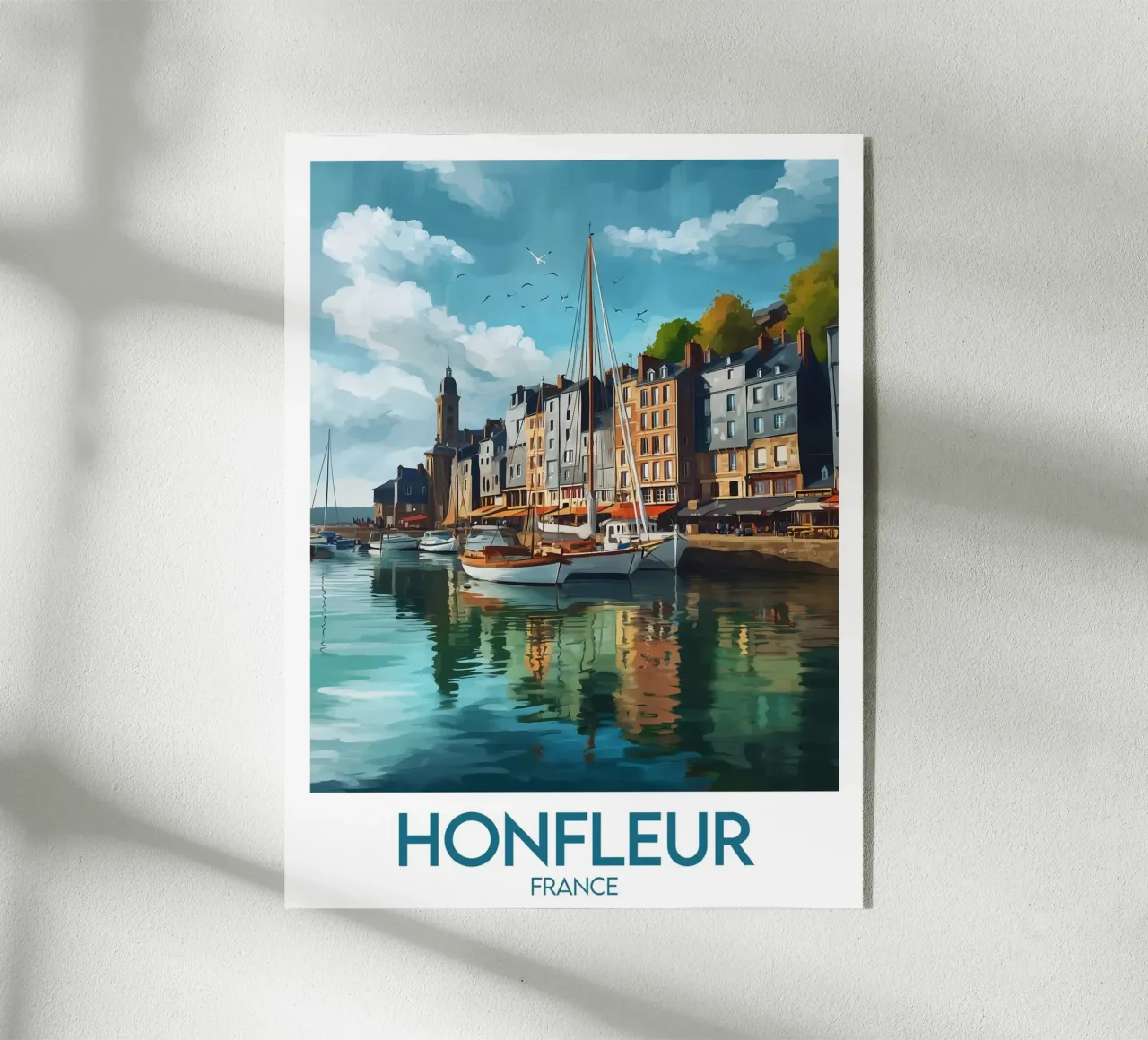 Manifesto di Honfleur plexiglass da Frame the World