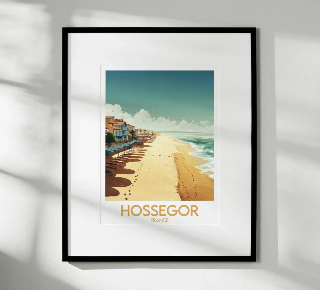 Affiche Hossegor poster da Frame the World