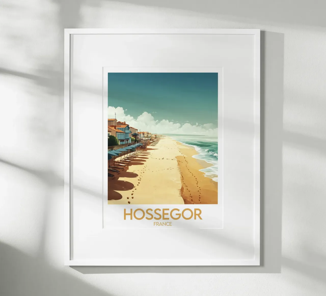 Affiche Hossegor poster da Frame the World