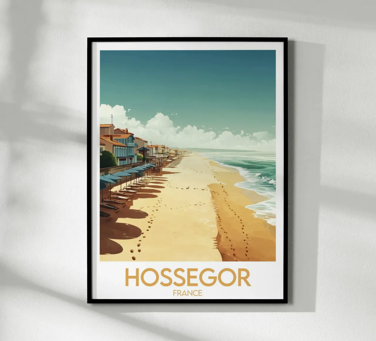 Affiche Hossegor poster da Frame the World