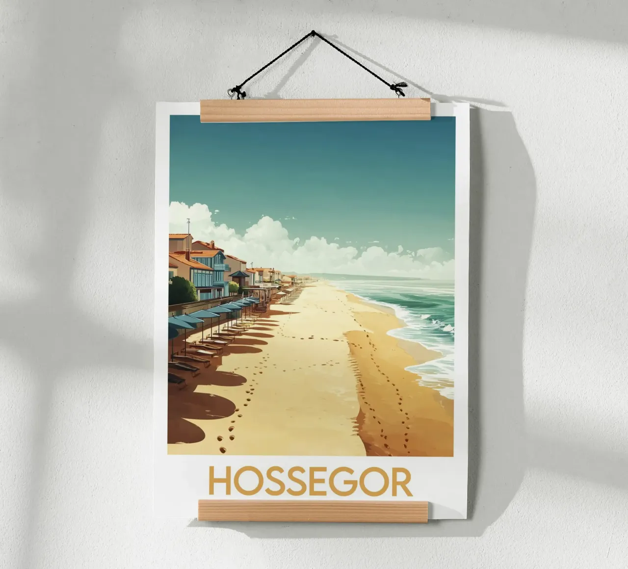Affiche Hossegor poster da Frame the World