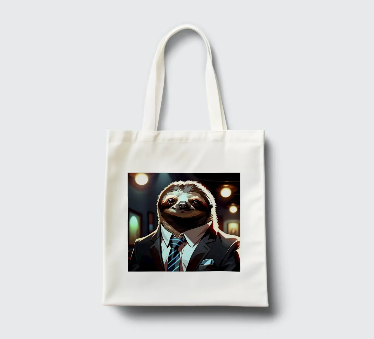 Bradipo_Stile_C_1 borsa in juta da Tierisch bunt by LK