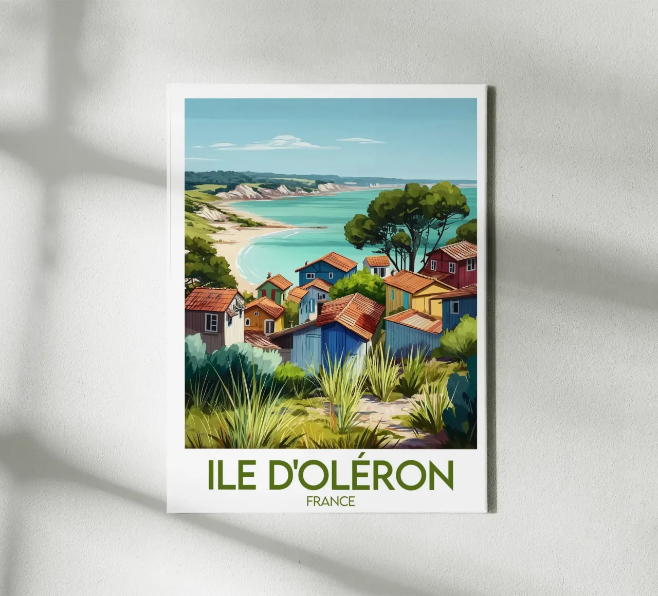 Poster Île d'Oléron tela da Frame the World
