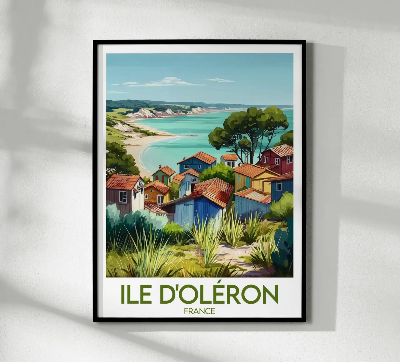 Poster Île d'Oléron carta hahnemühle da Frame the World