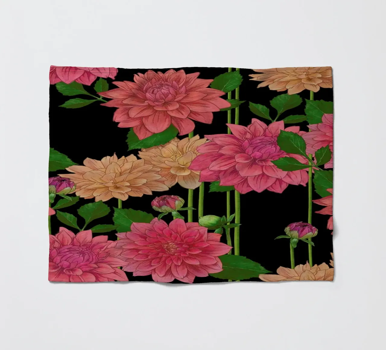 Idyllic Dahlia coperta in pile da Laura Graves
