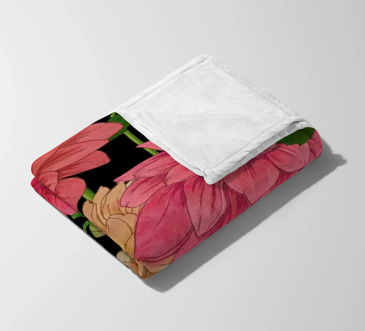 Idyllic Dahlia coperta in pile da Laura Graves