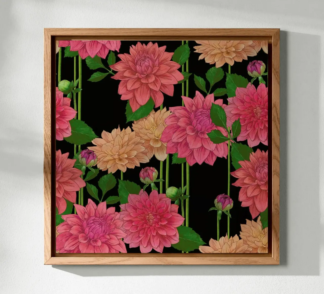 Idyllic Dahlia alluminio dibond da Laura Graves