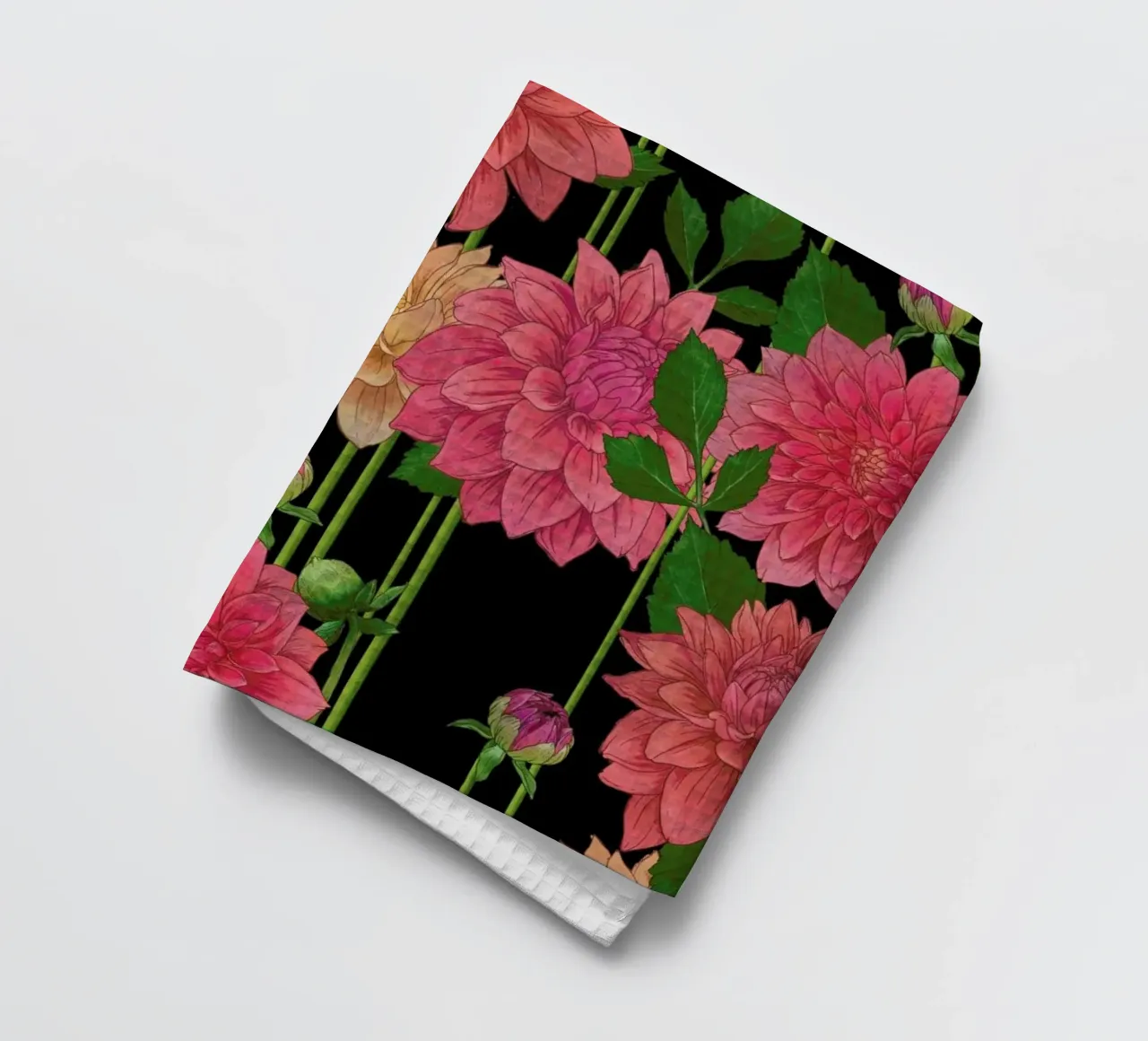 Idyllic Dahlia canovaccio da cucina da Laura Graves