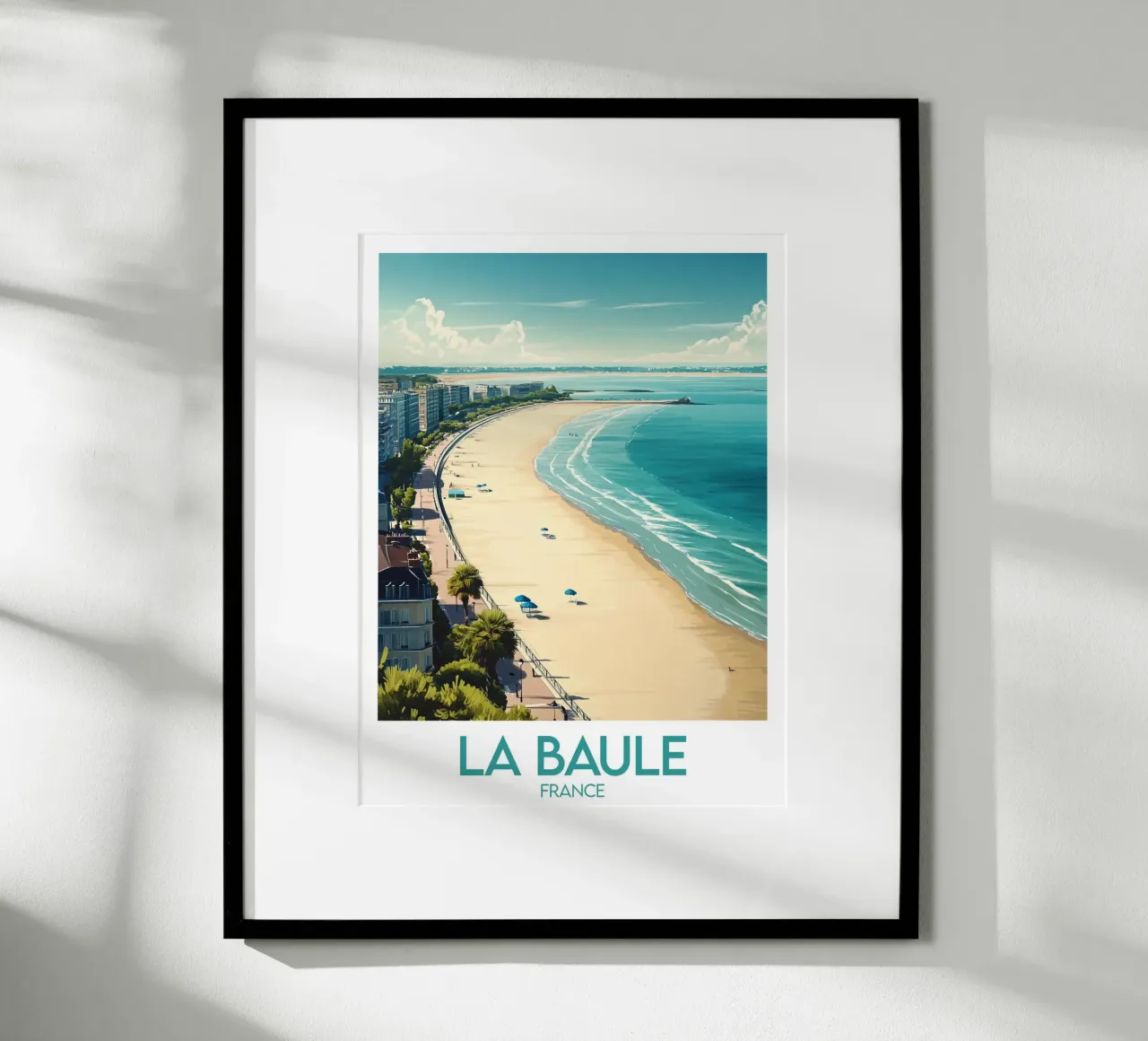 Affiche La Baule poster da Frame the World