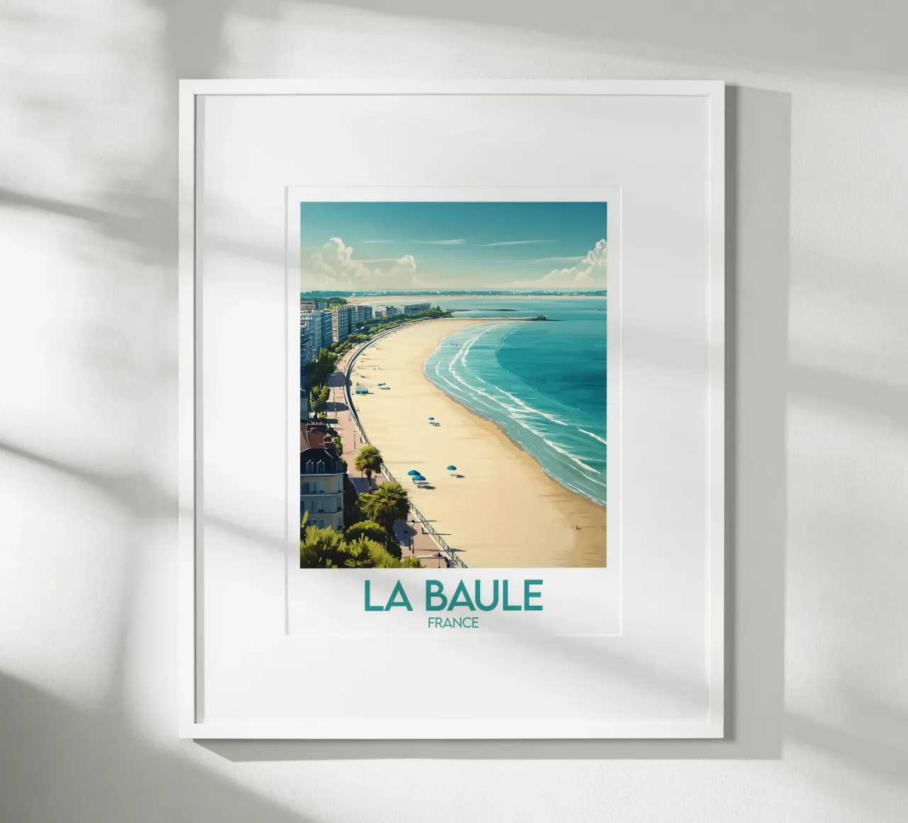 Affiche La Baule poster da Frame the World