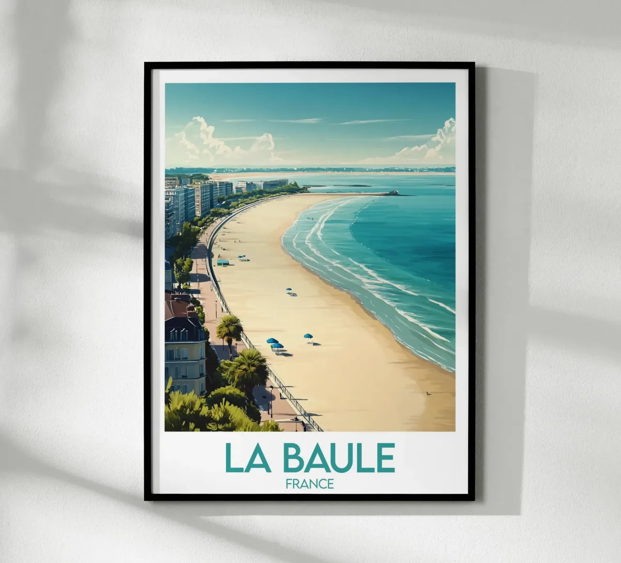Affiche La Baule poster da Frame the World