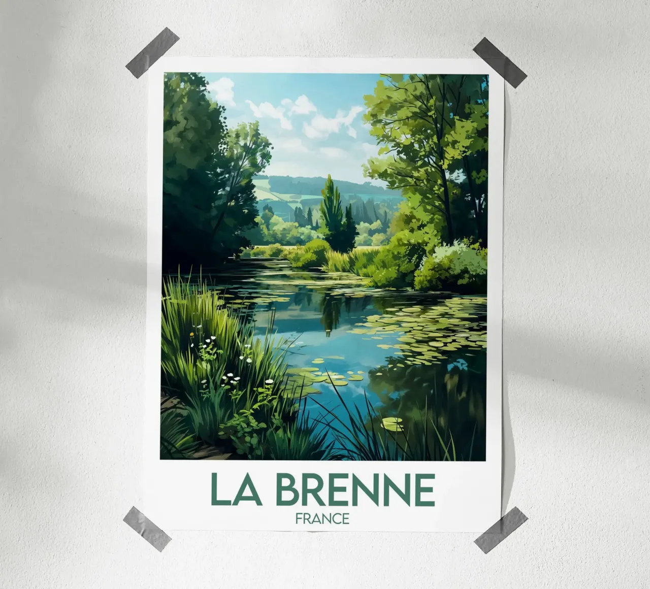 Affiche La Brenne poster da Frame the World