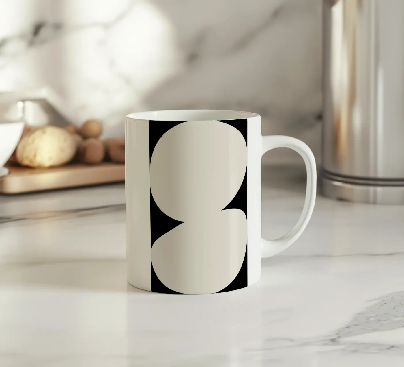 Enveloping Keramik Tasse von Graphite