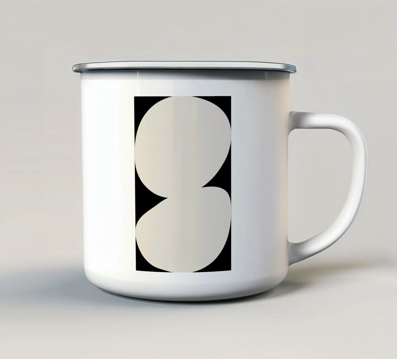 Enveloping tazza in smalto da Graphite