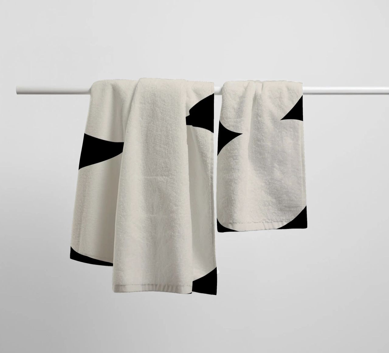 Enveloping asciugamano da bagno da Graphite
