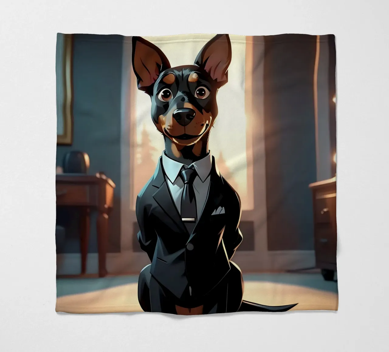 Stile_Cane_C_1 coperta in pile da Tierisch bunt by LK