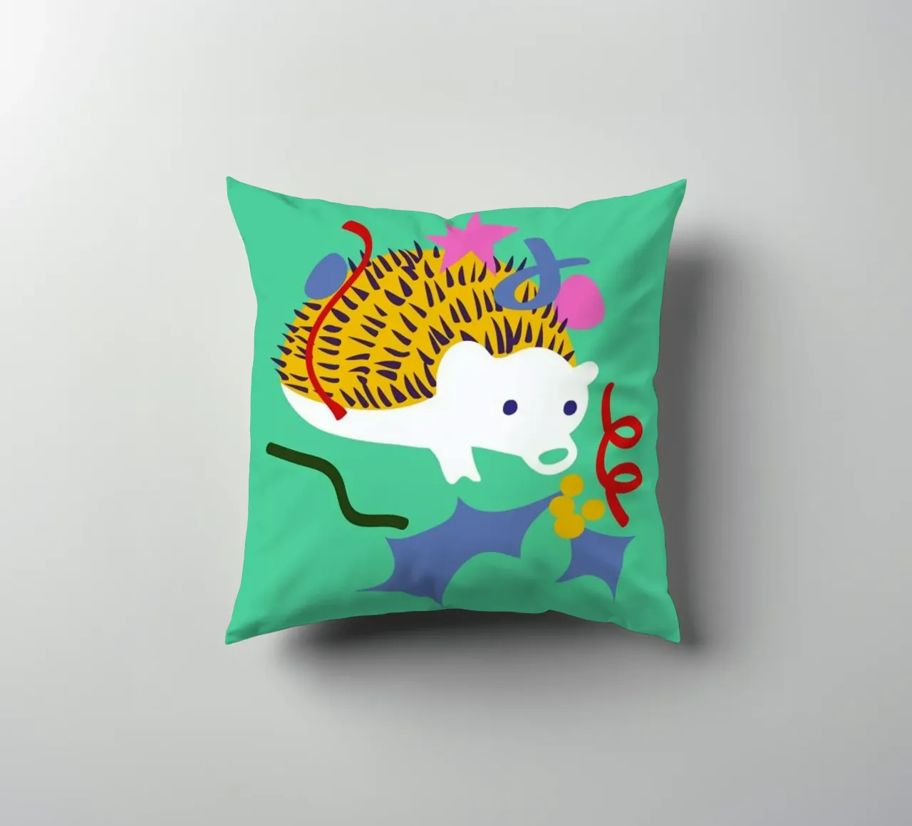 Spikes on Holiday cuscino da Mariery Young
