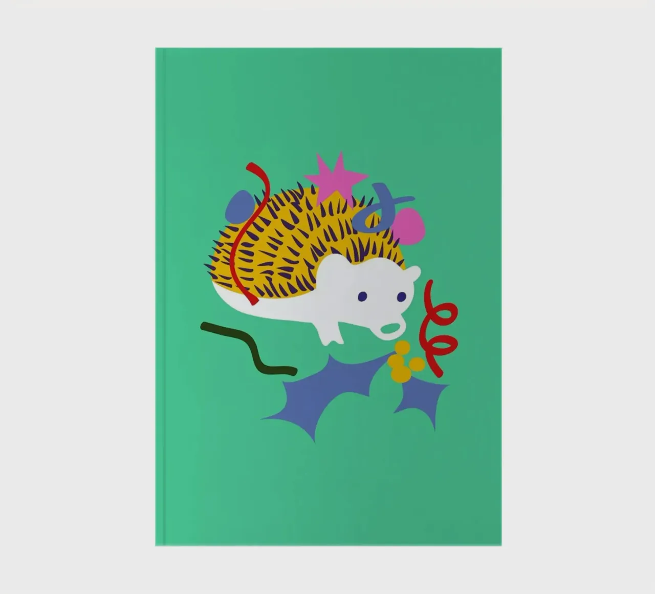 Spikes on Holiday notebook by Mariery Young