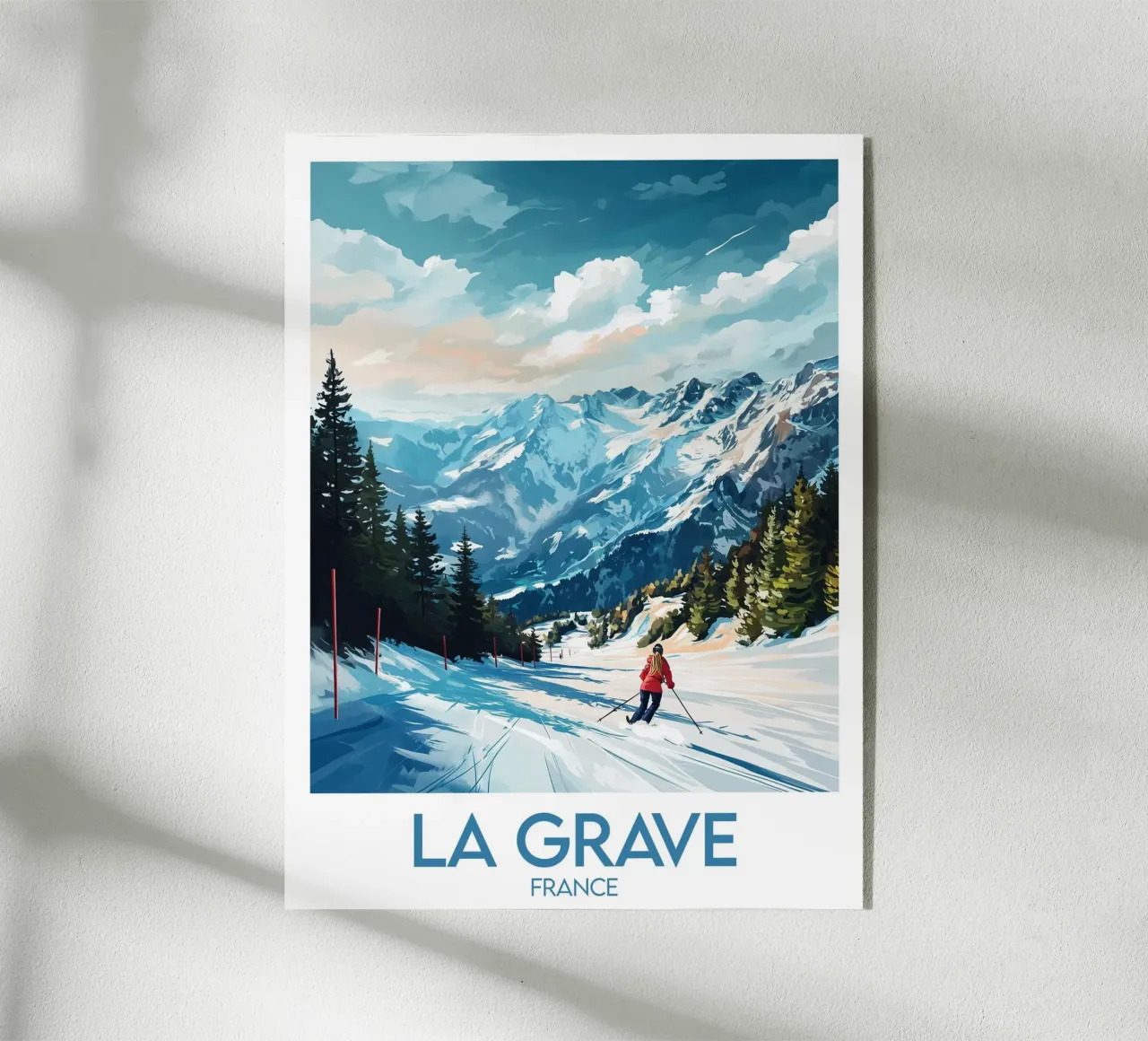 Affiche La Grave plexiglass da Frame the World
