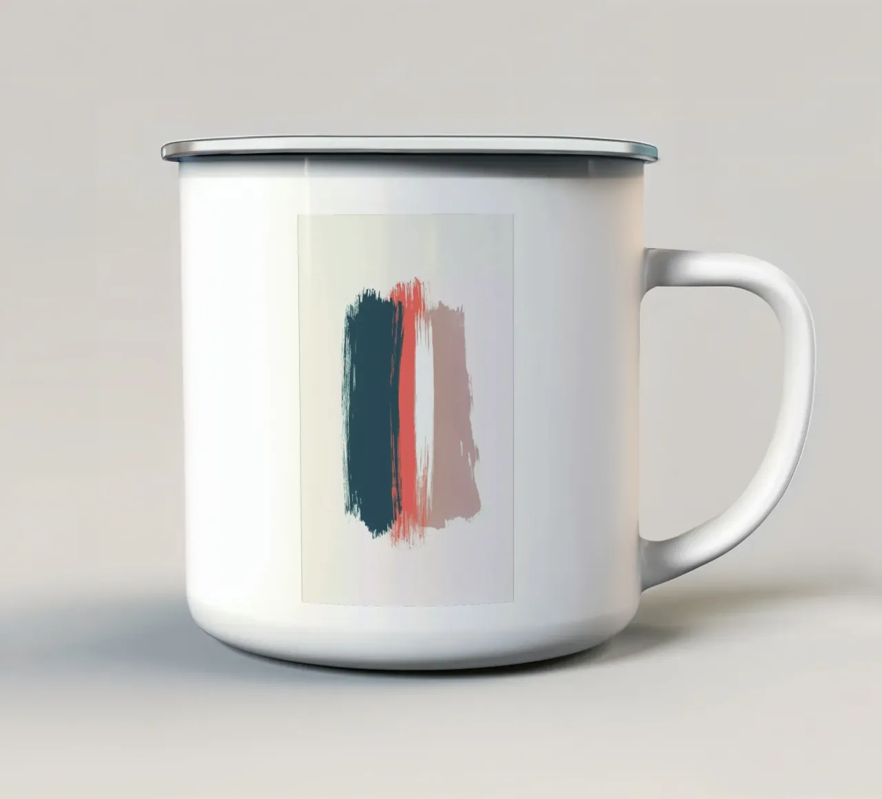 Brushstroke II tazza in smalto da Pure