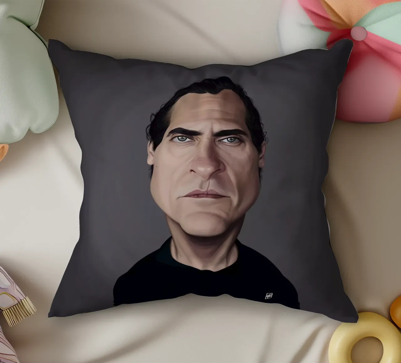 Joaquin Phoenix cuscino da Rob Art | Illustration