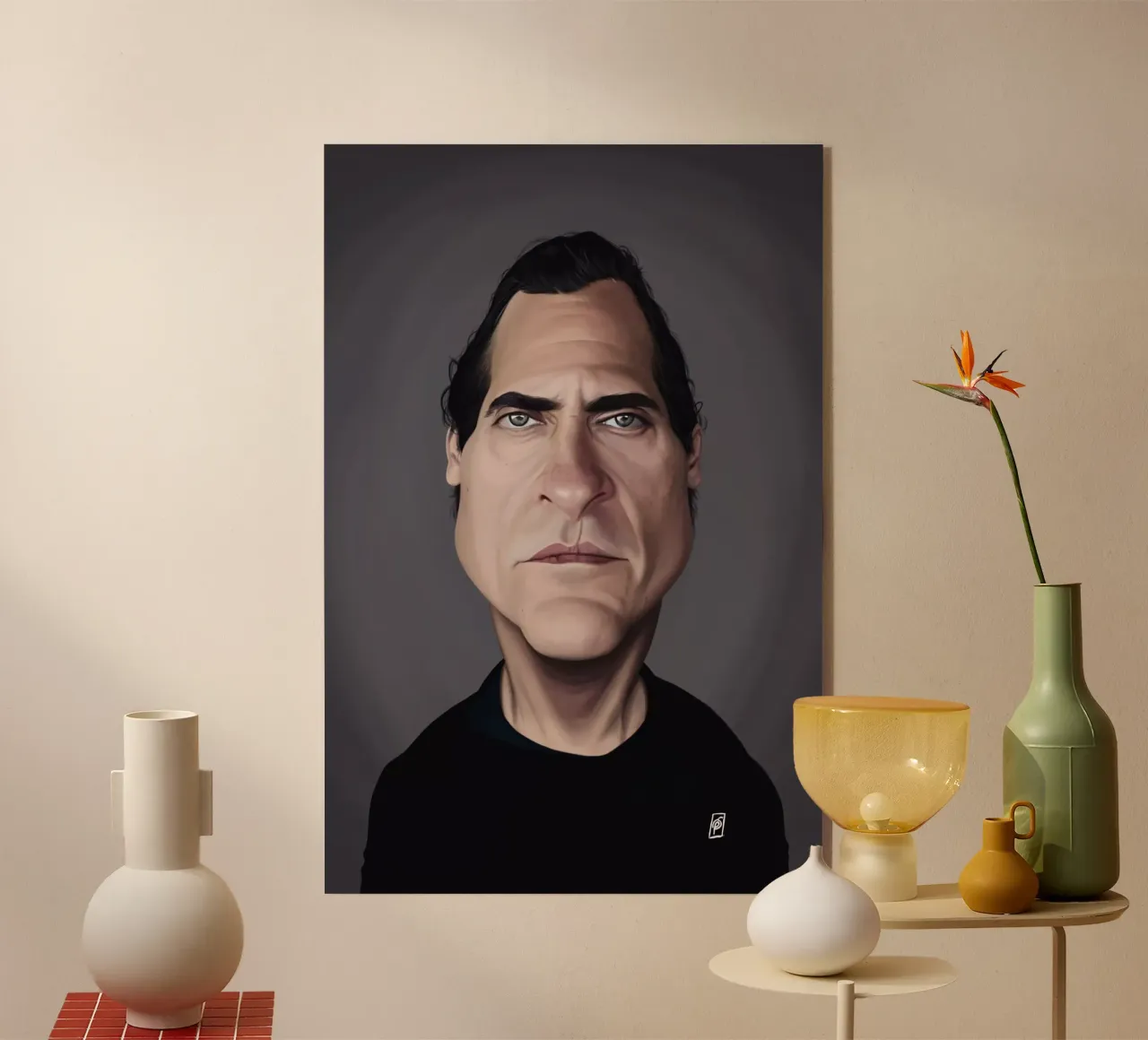 Joaquin Phoenix plexiglass da Rob Art | Illustration